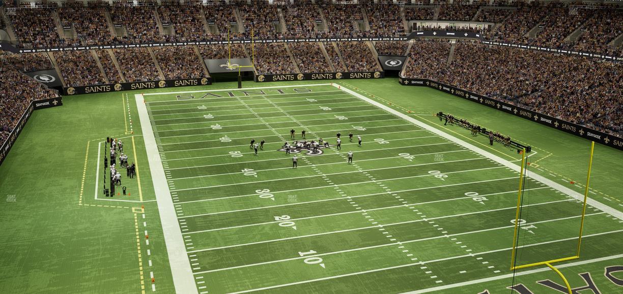 Caesars Superdome - Section 604 Seat View