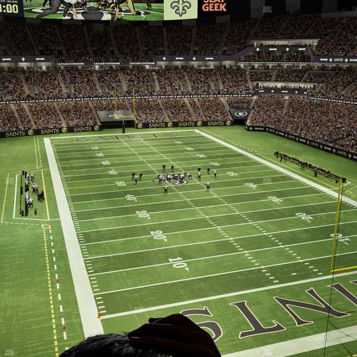 Caesars Superdome - Section 604 Seat View
