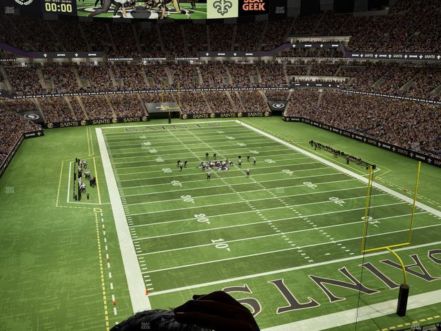 Caesars Superdome - Section 604 Seat View
