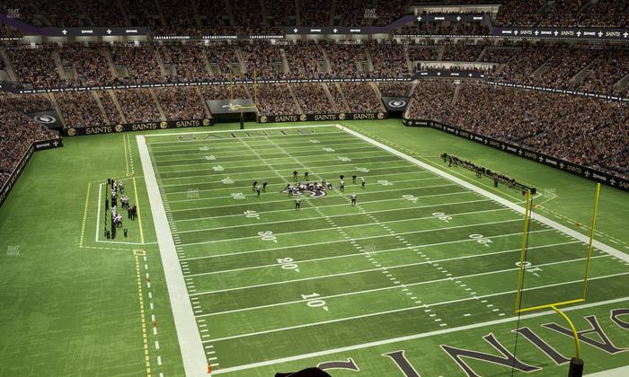 Caesars Superdome - Section 604 Seat View