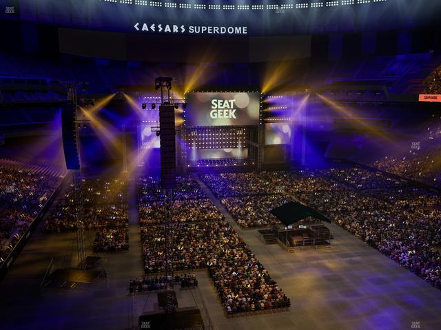 Caesars Superdome - Section 604 Seat View