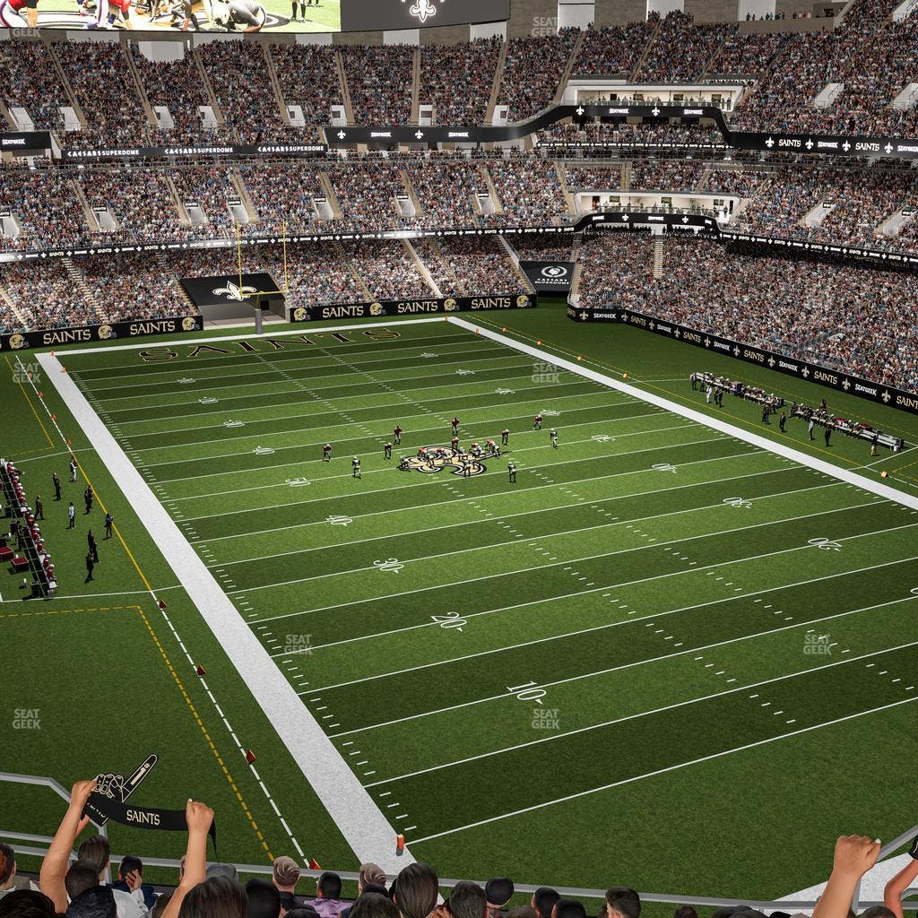 Caesars Superdome - Section 605 Seat View