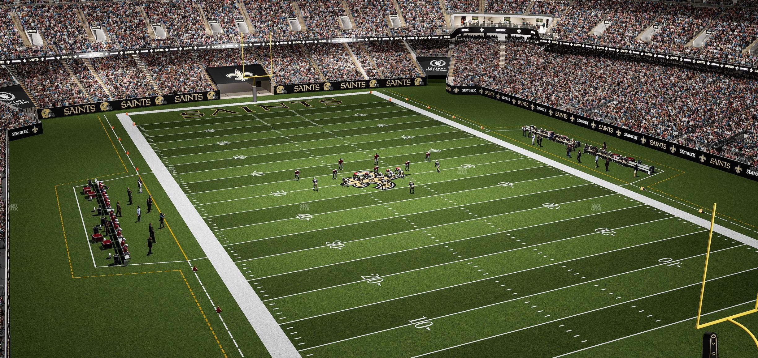 Caesars Superdome - Section 605 Seat View