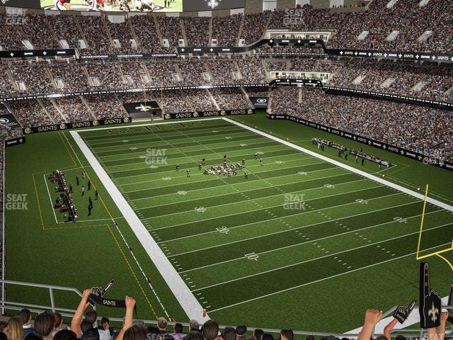 Caesars Superdome - Section 605 Seat View