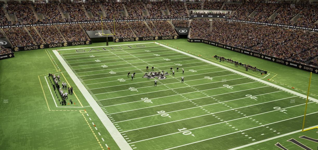 Caesars Superdome - Section 605 Seat View