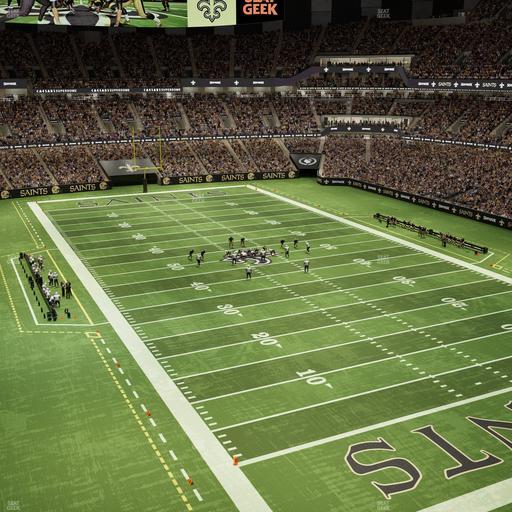 Caesars Superdome - Section 605 Seat View