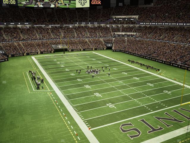 Caesars Superdome - Section 605 Seat View