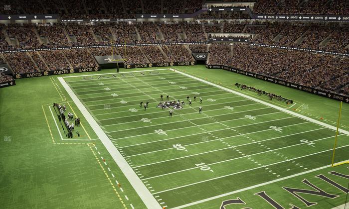 Caesars Superdome - Section 605 Seat View