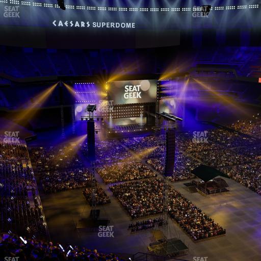 Caesars Superdome - Section 605 Seat View