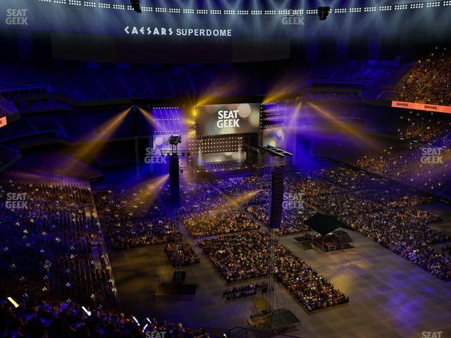 Caesars Superdome - Section 605 Seat View Caesars Superdome - Section 605 Seat View
