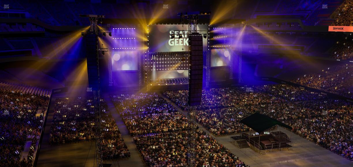 Caesars Superdome - Section 605 Seat View