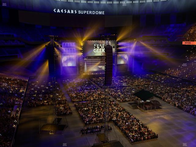Caesars Superdome - Section 605 Seat View