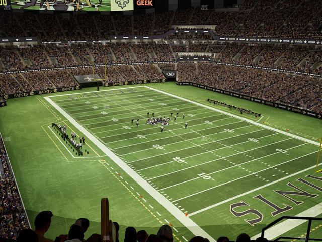 Caesars Superdome - Section 606 Seat View