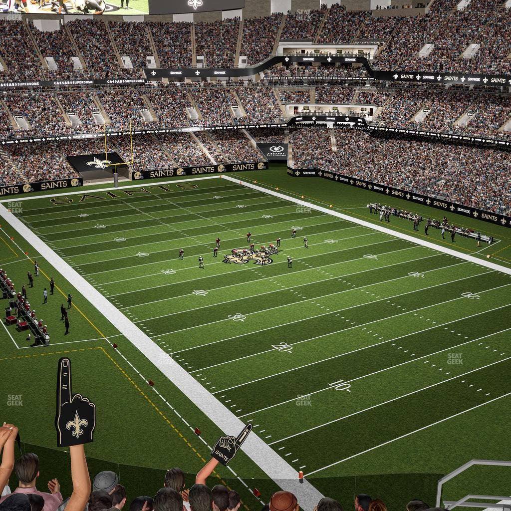 Caesars Superdome - Section 606 Seat View
