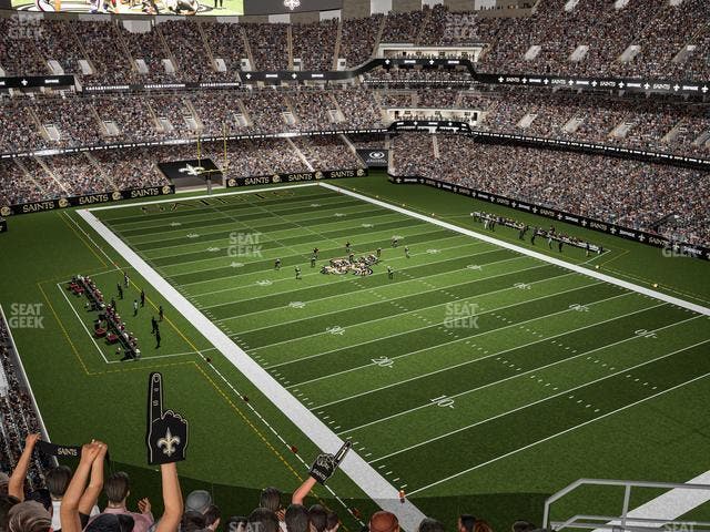 Caesars Superdome - Section 606 Seat View