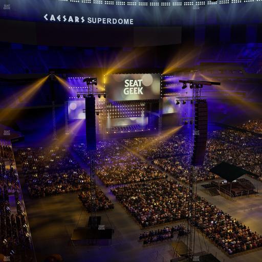 Caesars Superdome - Section 606 Seat View