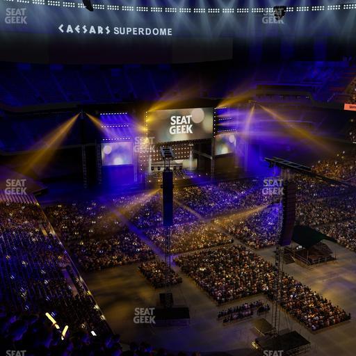 Caesars Superdome - Section 606 Seat View