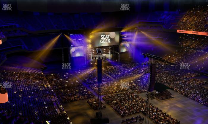 Caesars Superdome - Section 606 Seat View