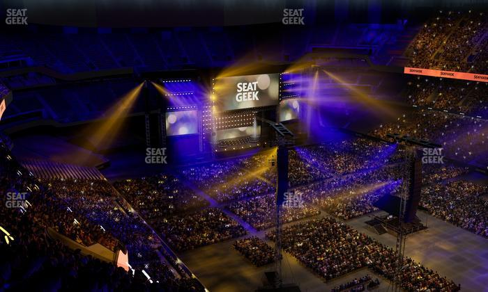 Caesars Superdome - Section 607 Seat View