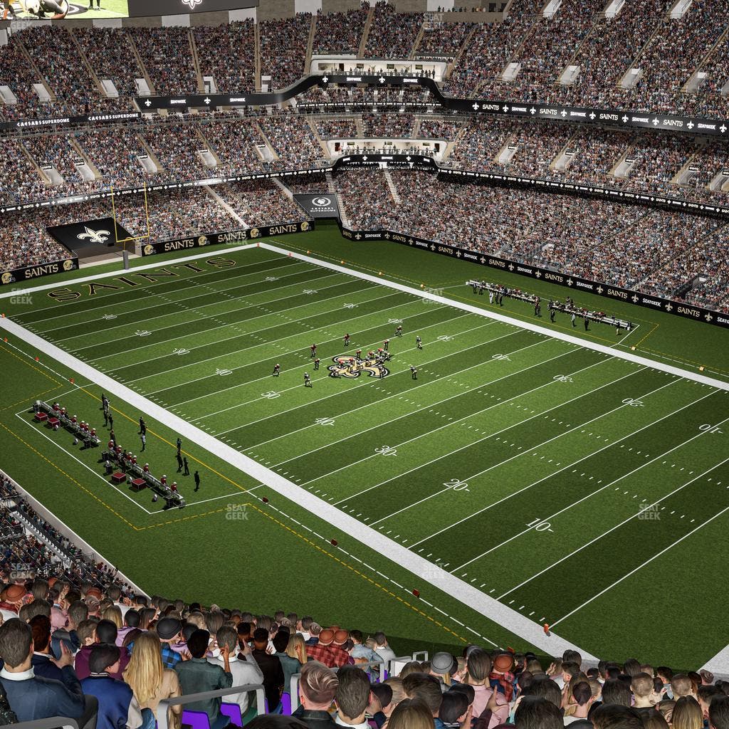Caesars Superdome - Section 607 Seat View