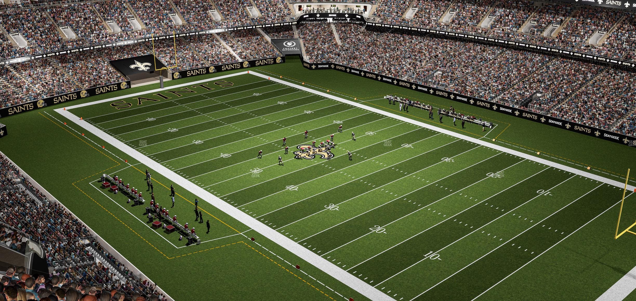 Caesars Superdome - Section 607 Seat View