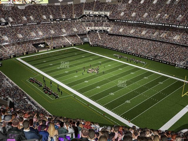 Caesars Superdome - Section 607 Seat View