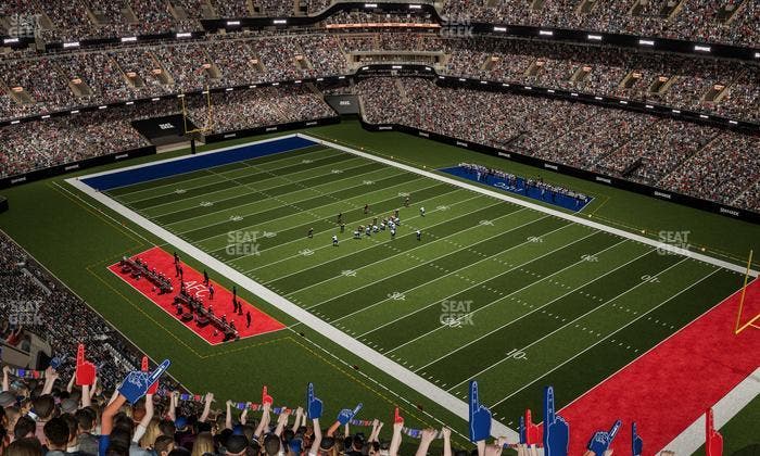 Caesars Superdome - Section 607 Seat View