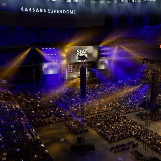 Caesars Superdome - Section 607 Seat View