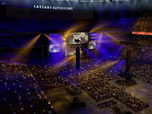 Caesars Superdome - Section 607 Seat View