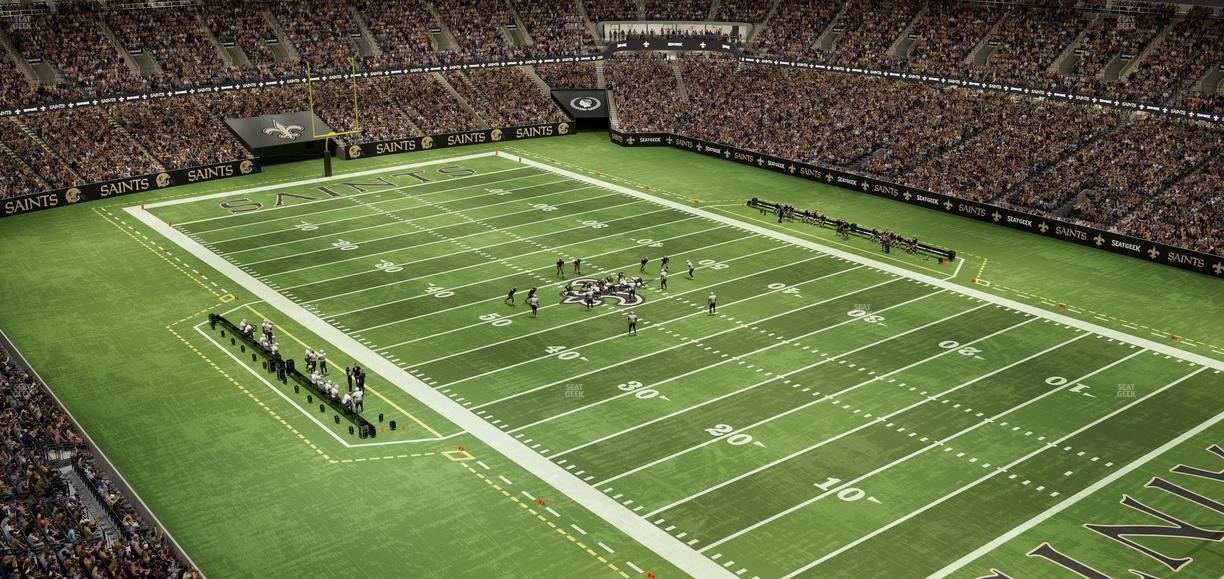 Caesars Superdome - Section 607 Seat View