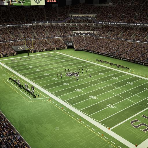 Caesars Superdome - Section 607 Seat View