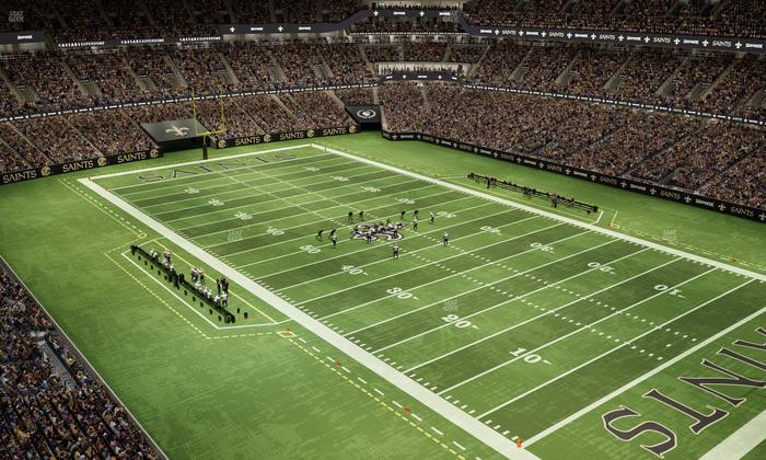 Caesars Superdome - Section 607 Seat View