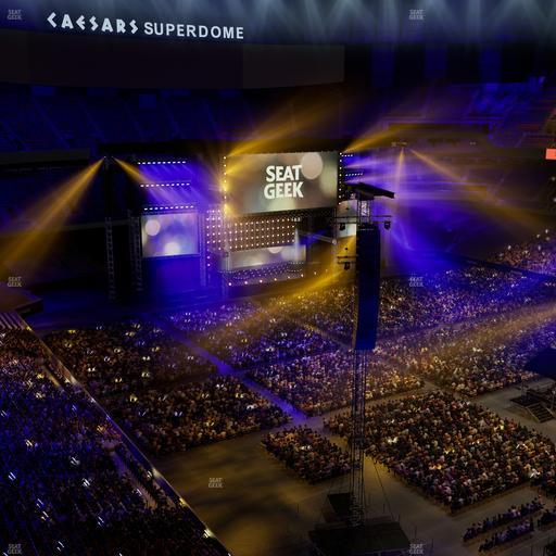 Caesars Superdome - Section 608 Seat View