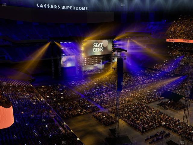Caesars Superdome - Section 608 Seat View