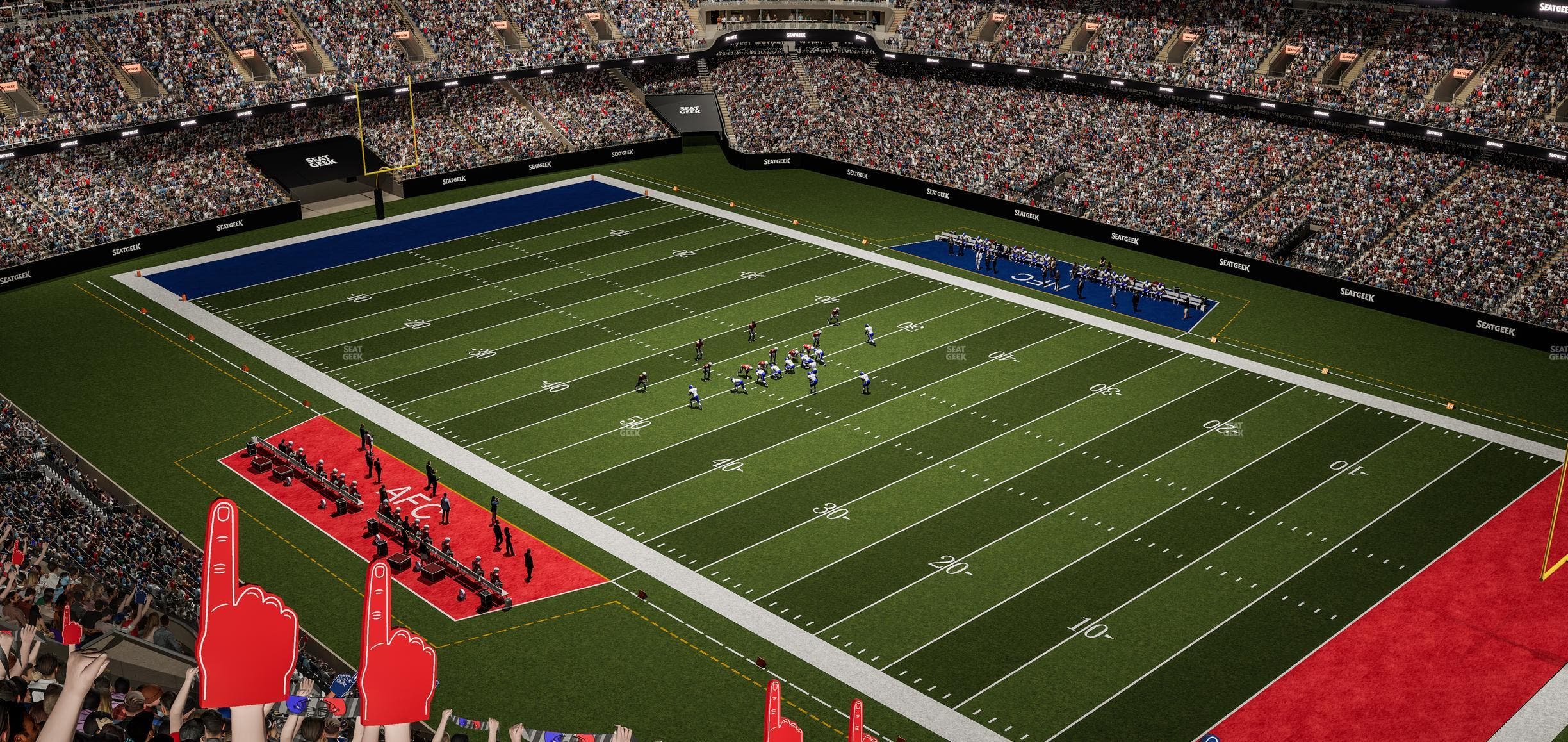 Caesars Superdome - Section 608 Seat View