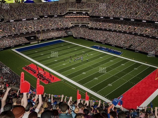 Caesars Superdome - Section 608 Seat View