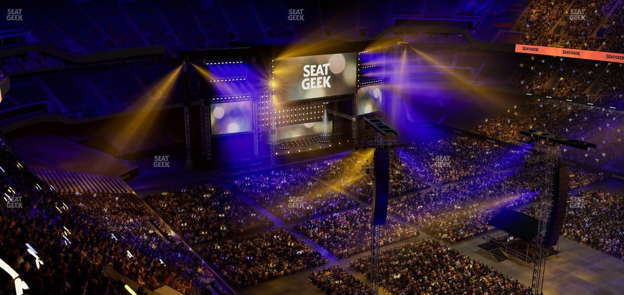 Caesars Superdome - Section 608 Seat View