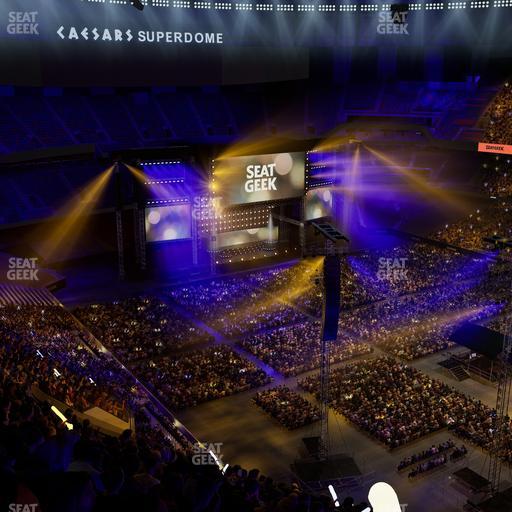 Caesars Superdome - Section 608 Seat View