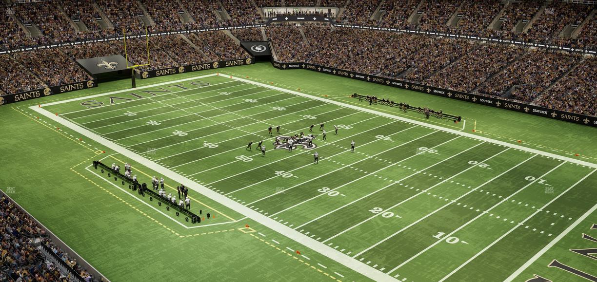 Caesars Superdome - Section 608 Seat View