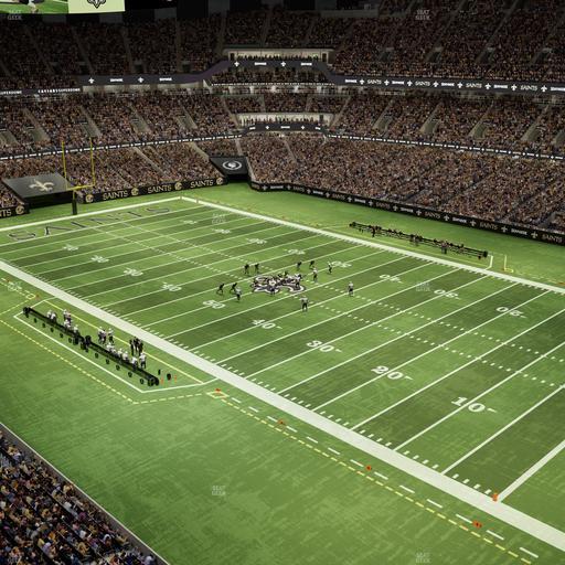Caesars Superdome - Section 608 Seat View