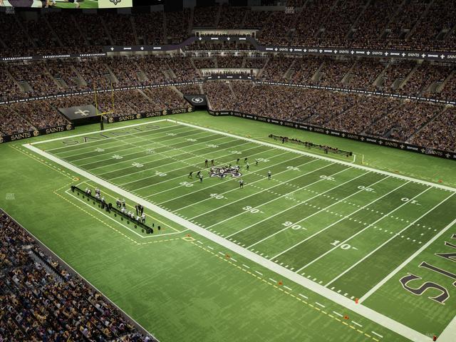 Caesars Superdome - Section 608 Seat View