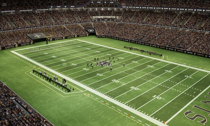 Caesars Superdome - Section 608 Seat View