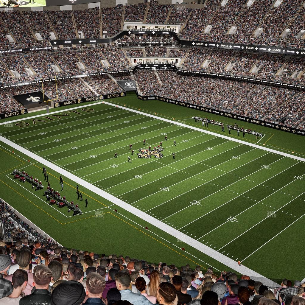 Caesars Superdome - Section 608 Seat View
