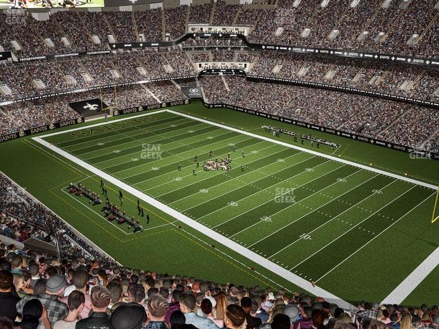 Caesars Superdome - Section 608 Seat View