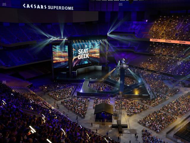 Caesars Superdome - Section 609 Wc Seat View