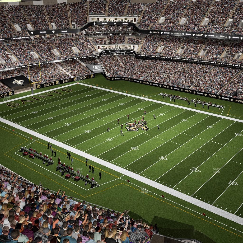 Caesars Superdome - Section 609 Wc Seat View