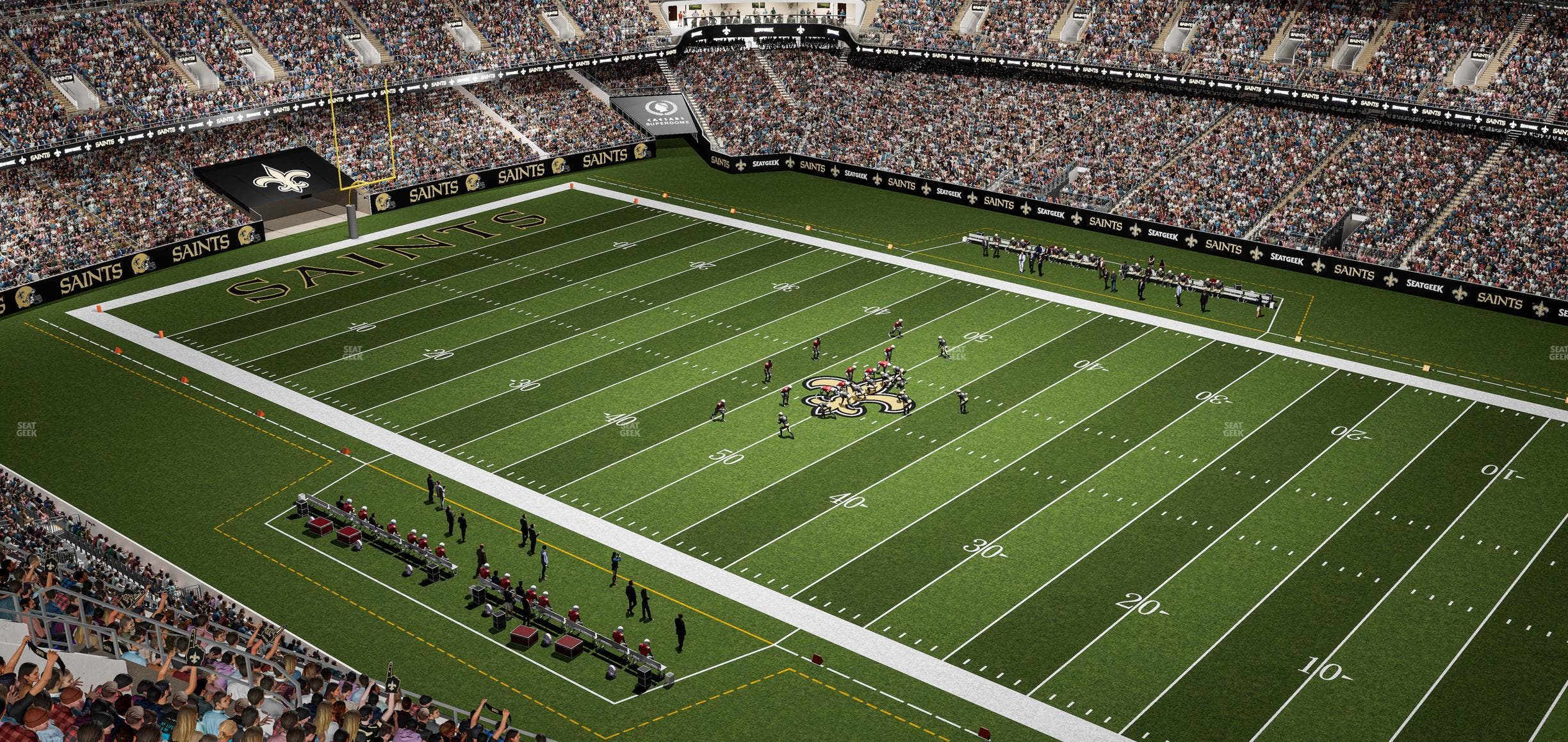 Caesars Superdome - Section 609 Wc Seat View