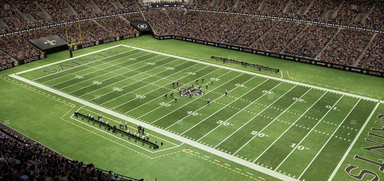 Caesars Superdome - Section 609 Wc Seat View