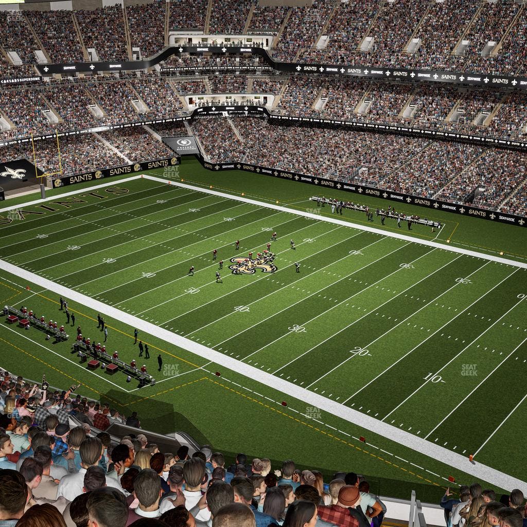 Caesars Superdome - Section 609 Seat View