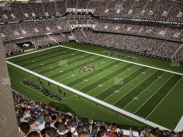 Caesars Superdome - Section 609 Seat View